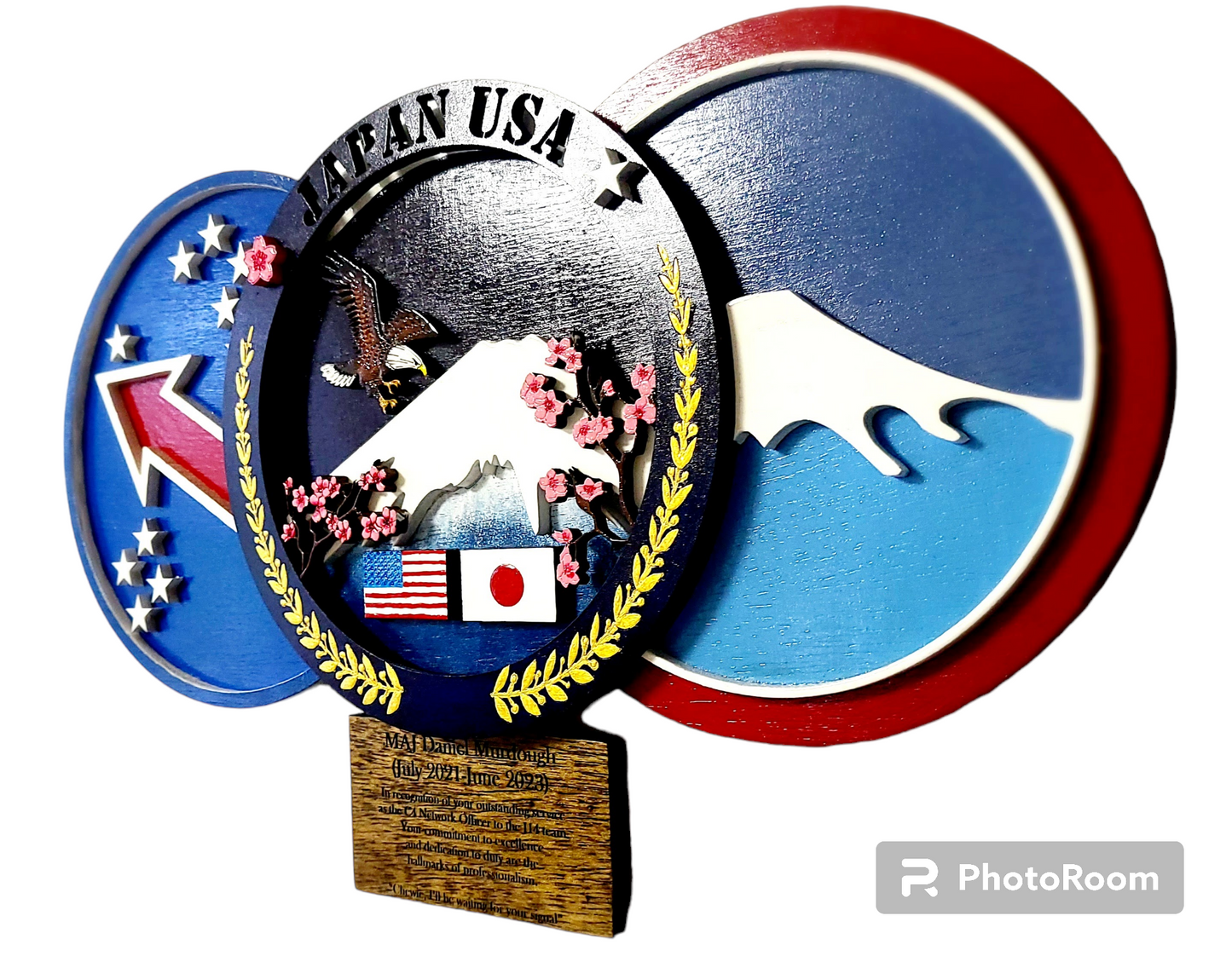 Trio Japan USARJ Plaque