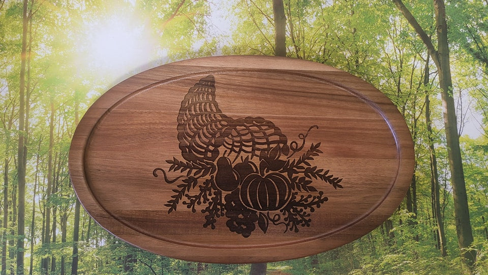 Acacia Wood Serving Platter