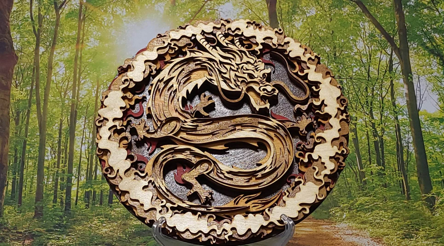 Multi Layer Dragon Decor
