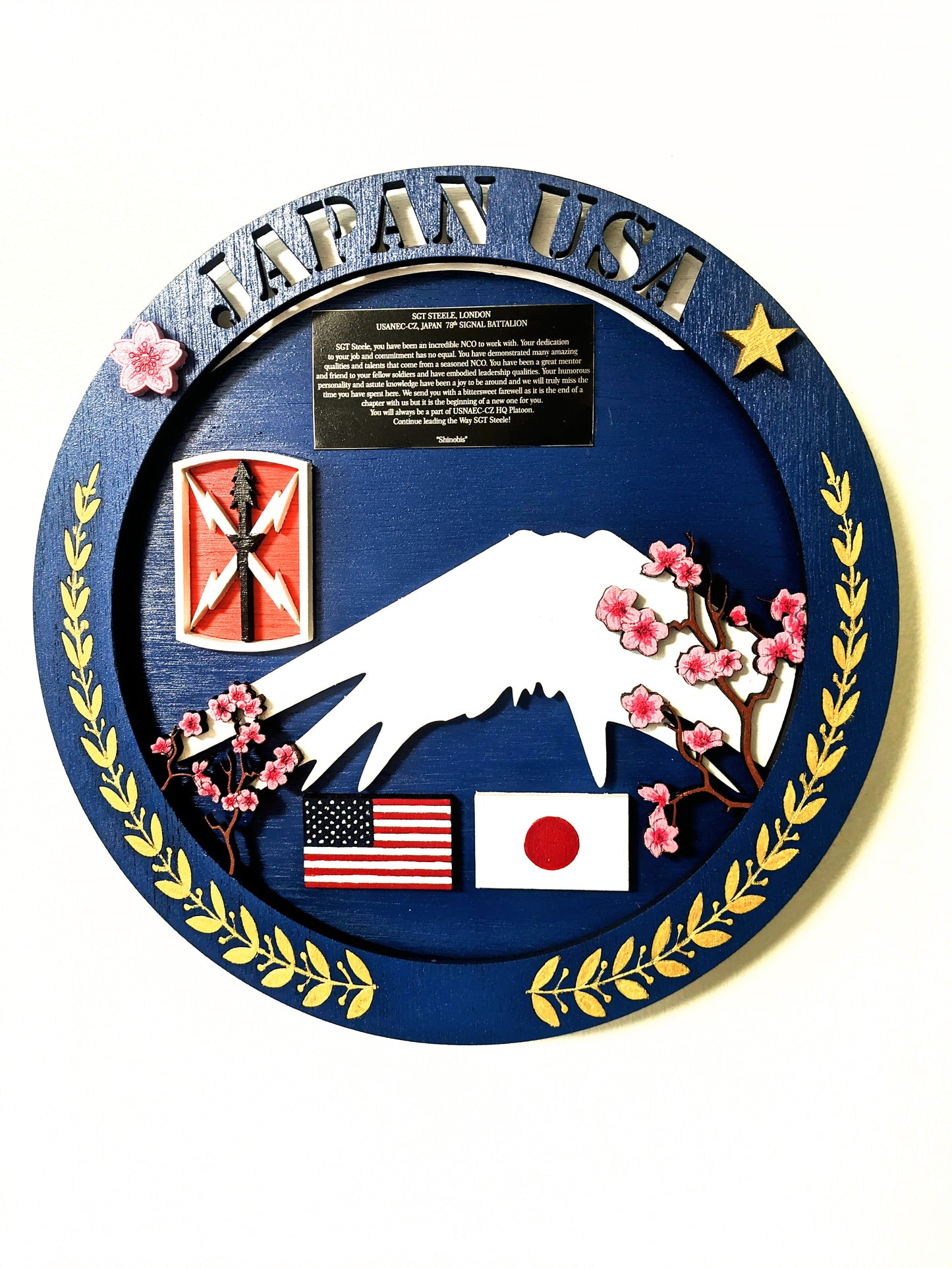 Japan USA w Custom Logo