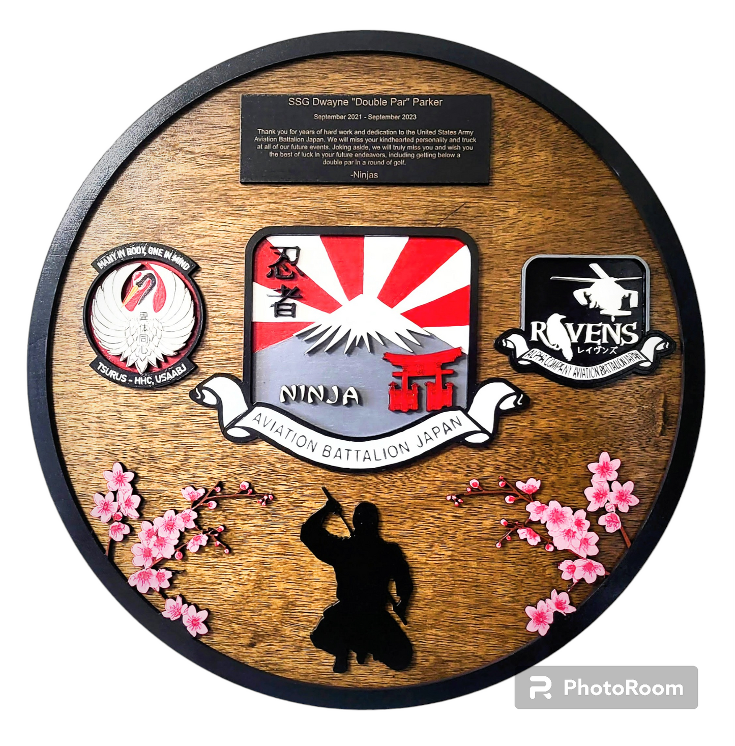 Aviation Custom Ninja Plaque